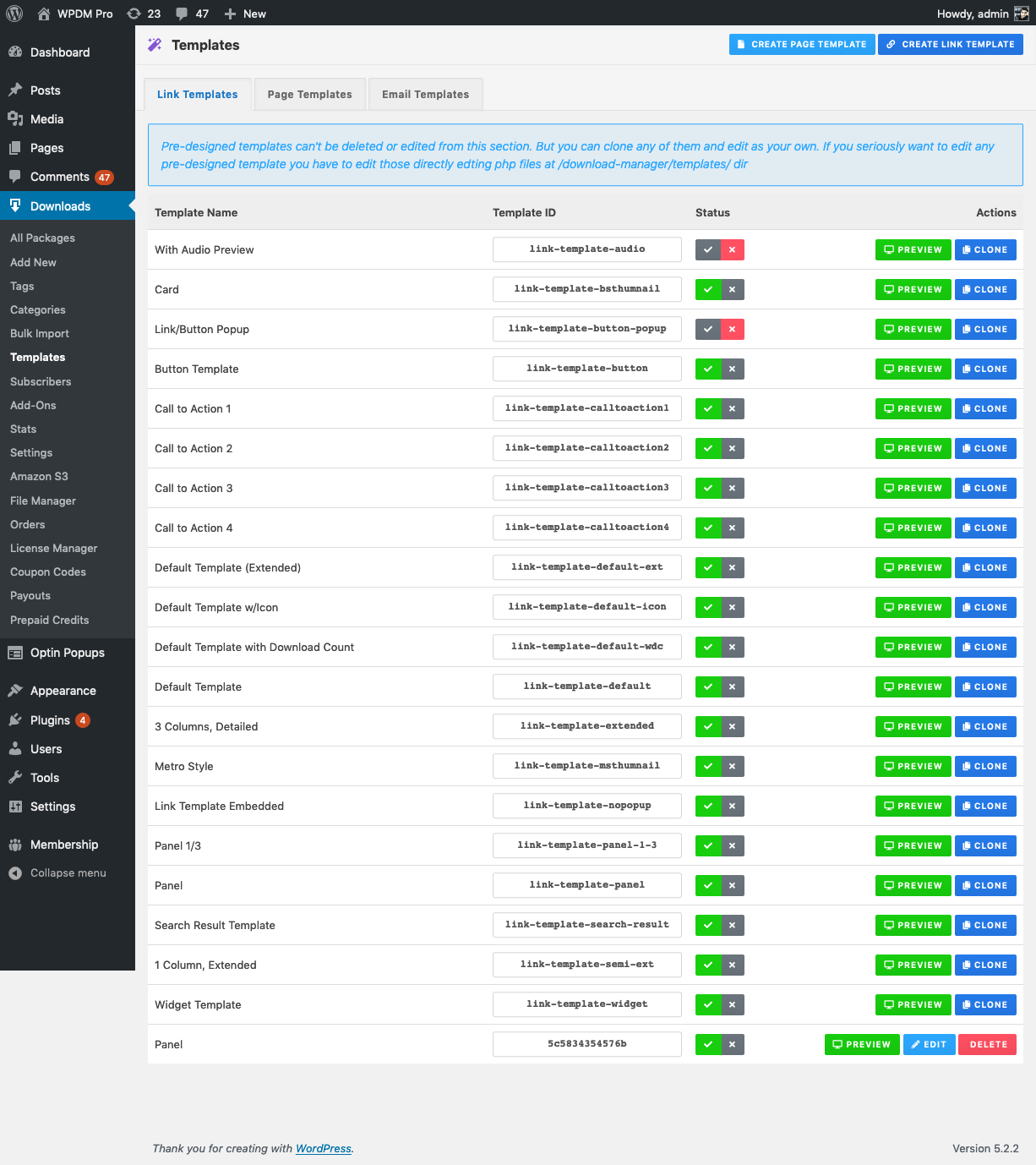 Templates WordPress Download Manager templates-wordpress-download-manager