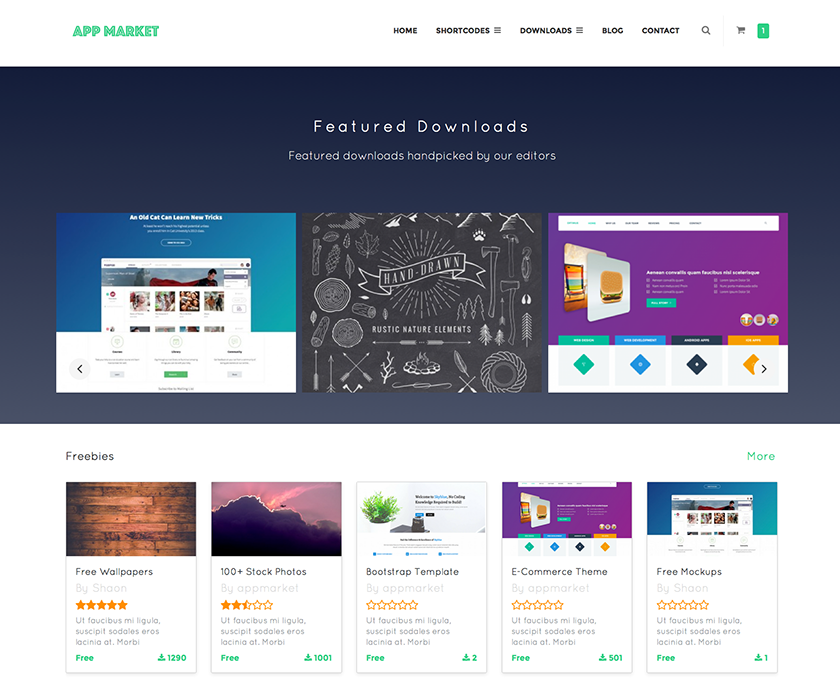AppMarket - WordPress Digital Content Marketplace Theme